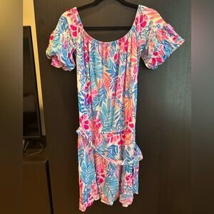 Lilly Pulitzer off shoulder dress